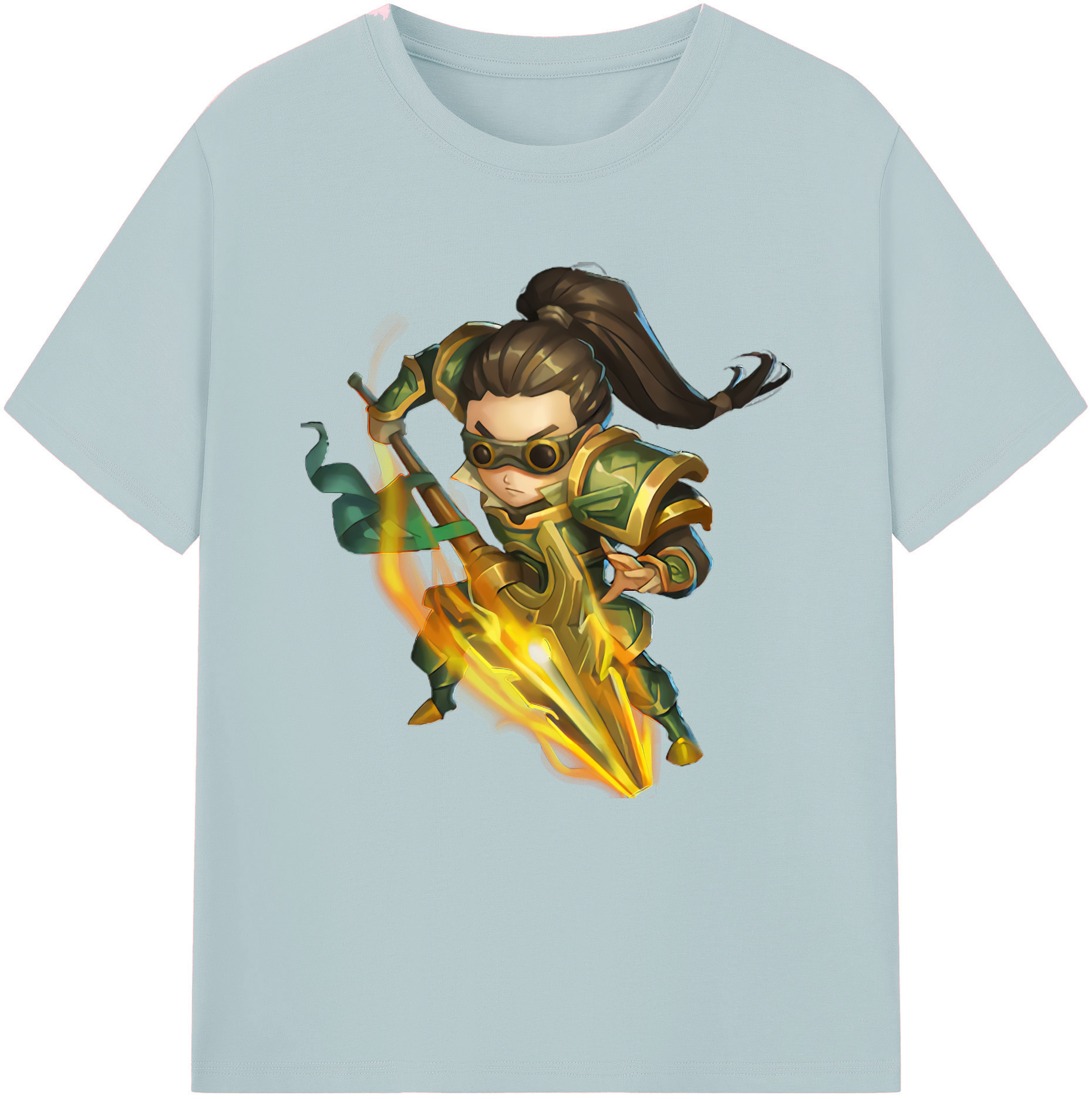リーグ・オブ・レジェンド League of Legends LOL 綿100％半袖Tシャツ（フロントプリント）